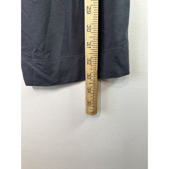 J Jill Pants Women Gray Wide Leg Lounge Sleep Pull On Stretch Size Medium Petite - Picture 8 of 10